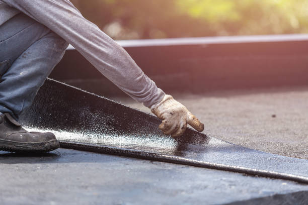 Professional Crawl Space Encapsulation technician working in Packwaukee, WI